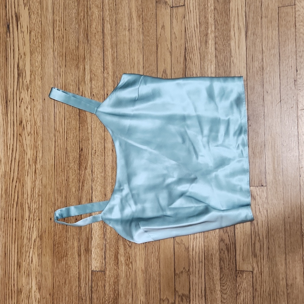 Green/Mint Satin Tanktop